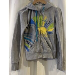 Vintage Y2K ROXY surfer boho zip up hoodie Size‎ Small